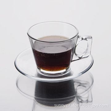 Coffee Cup and Saucer Set with 172mL Capacity, Available in Various Sizes
